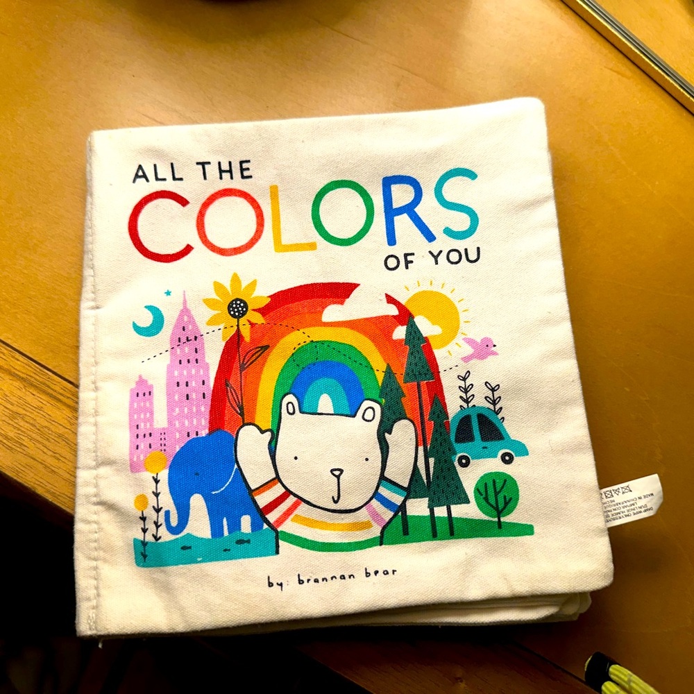 GAP All the Colors of You Baby Book. Cover and back have foil inside.